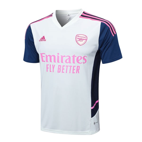 Trainingshirt Arsenal 2022-23 Weiß Pink